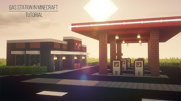 How to make a gas station in Minecraft (Tutorial)