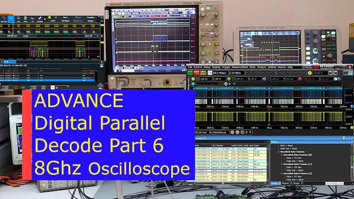 Part 6 Ultimate Oscilloscope protocol Decoding guide How to Decode Parallel Digital RTB2004 MDO3000