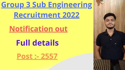 MP Group 3 vaccany|MP Sub engineering| Notifications and syllabus| Asc videos