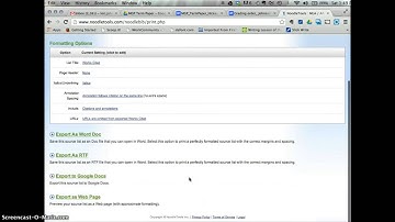 Exporting Works Cited from NoodleTools to Google Drive