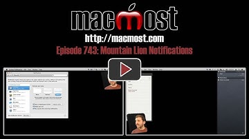 Mountain Lion Notifications (MacMost Now 743)