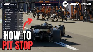 How to PIT STOP in F1 25 screenshot 2