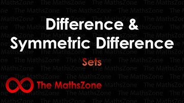 Sets - Difference and Symmetric Difference | Urdu/Hindi | Shahid Kourejo