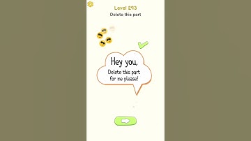 Delete Puzzle: Erase One Part - level 293 | #shorts