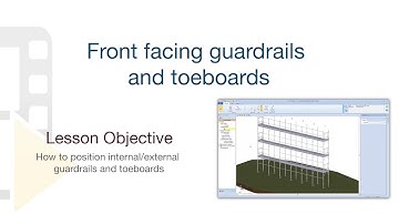 CerTus SCAFFOLDING - Front facing guardrails and toeboards - ACCA software