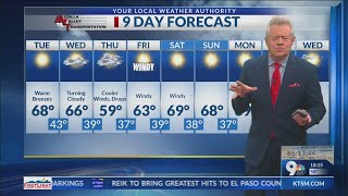 Windy weather to return to El Paso this week
