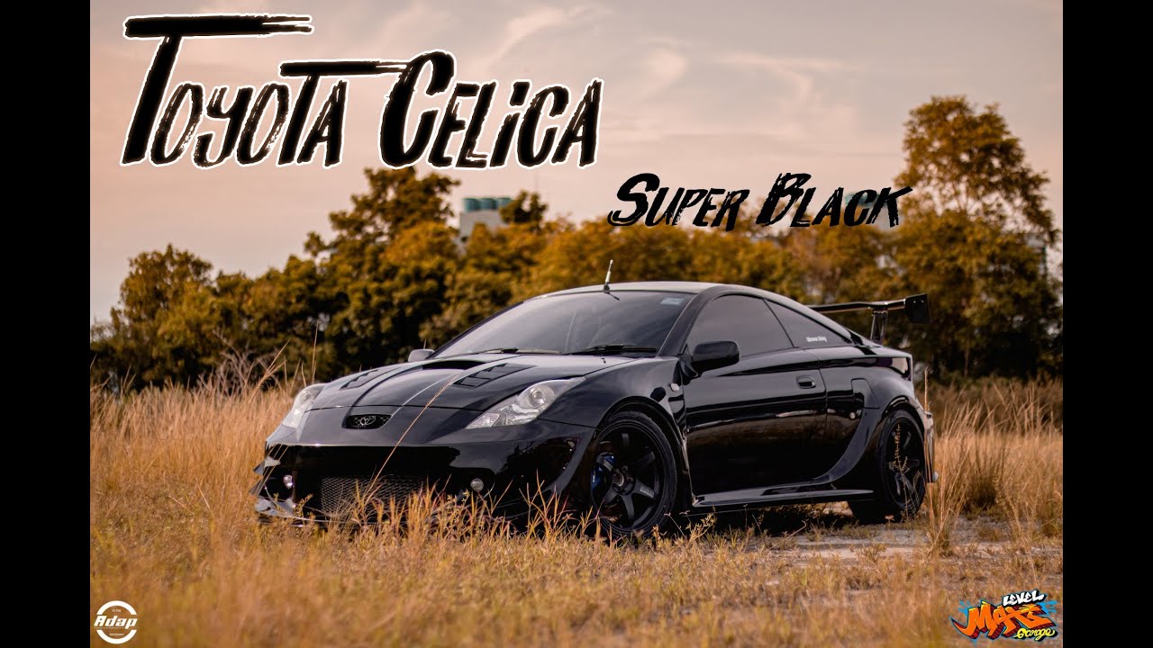 Toyota Celica : งานเปลี่ยนสีดำ Super Black สวยเข้ม ดุดัน
