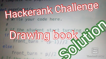 A hackerank Challenge: Book drawing problem solution in Python 3