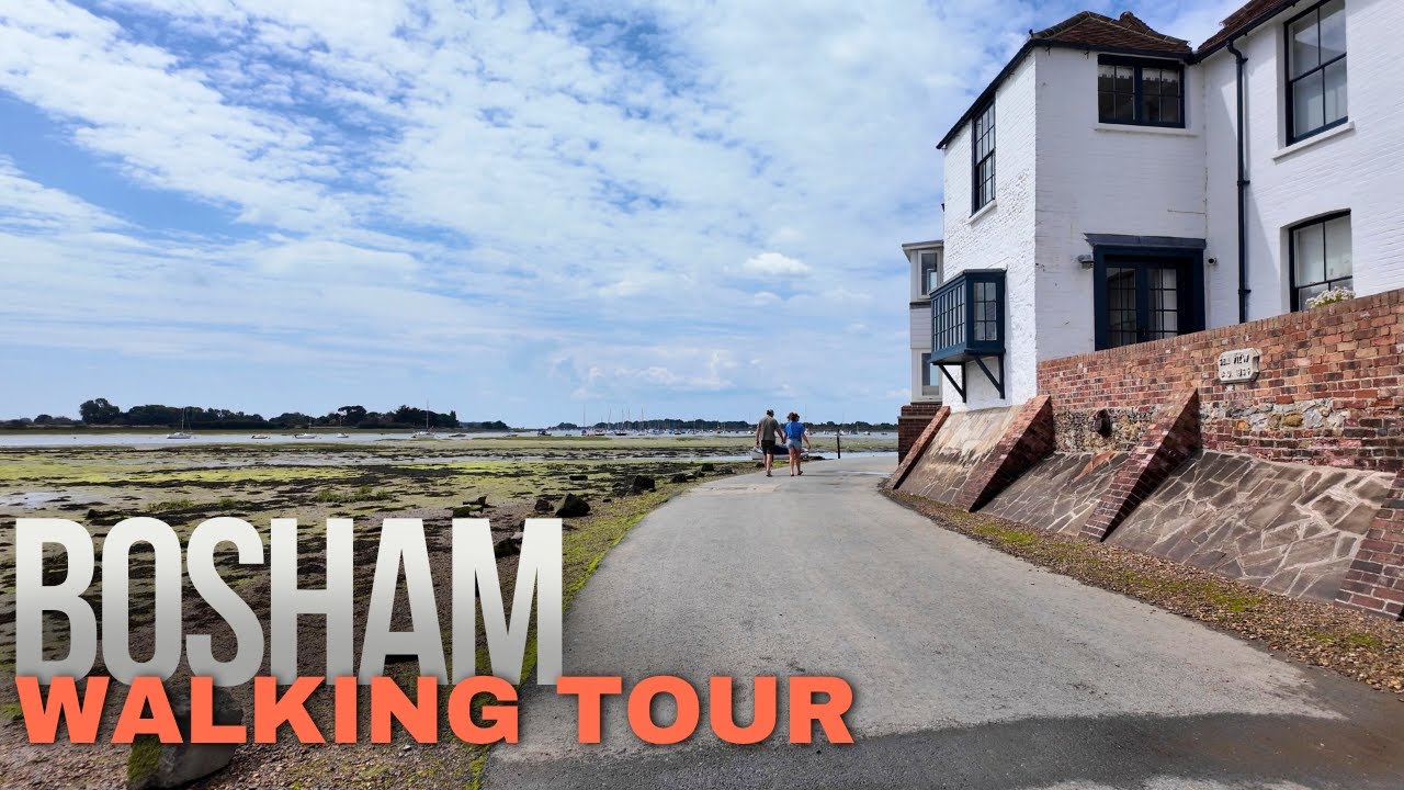 Пешеходная экскурсия по Бошаму — виды набережной и тихие улочки [4K]