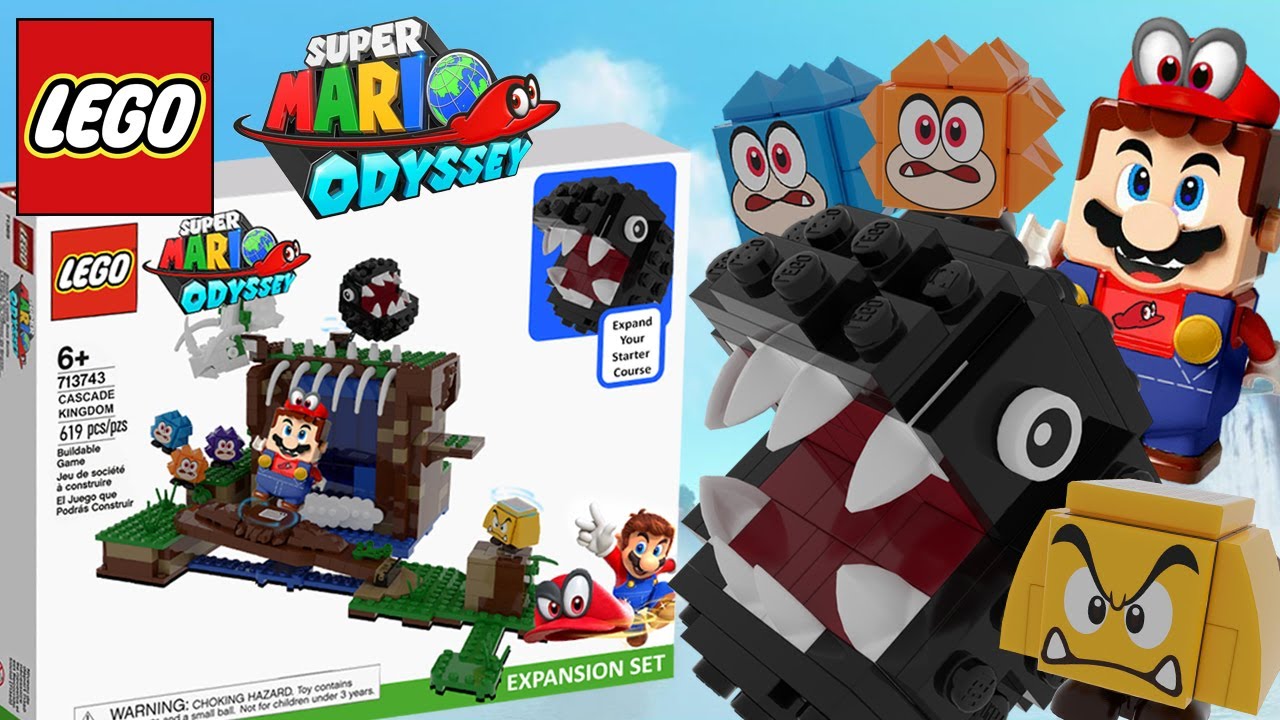 bag Medalje Sydøst NEW LEGO SUPER MARIO ODYSSEY CASCADE KINGDOM Expansion Set | Custom Mario  Set - YouTube