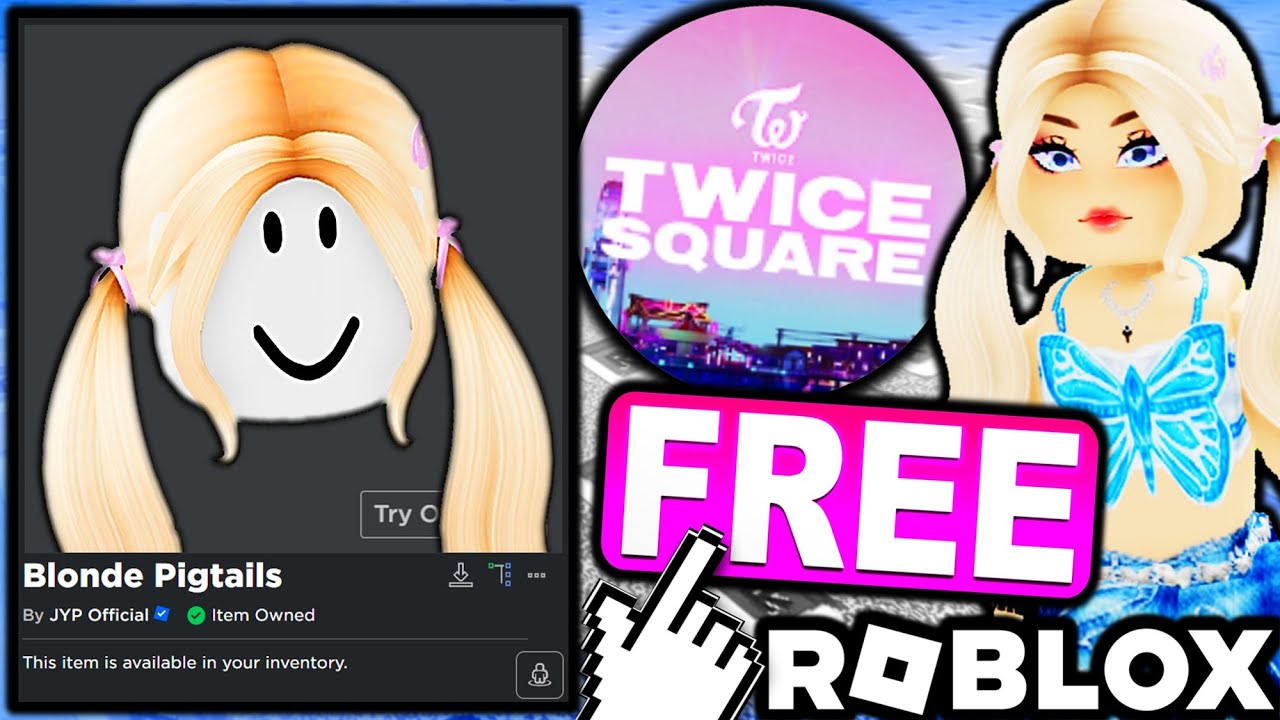 Two FREE Items in TWICE Square on Roblox