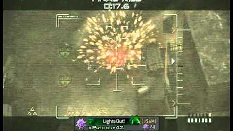 MW3 Weird Final Kill Cam Glitch