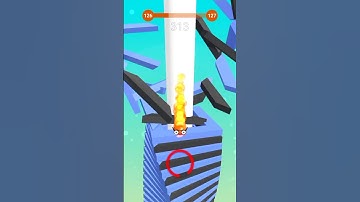 Stack ball level 126 #gaming #shorts