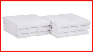 Amazon Basics Egyptian Cotton Hand Towels - 6-Pack Review: Soft, Durable & Classic screenshot 4