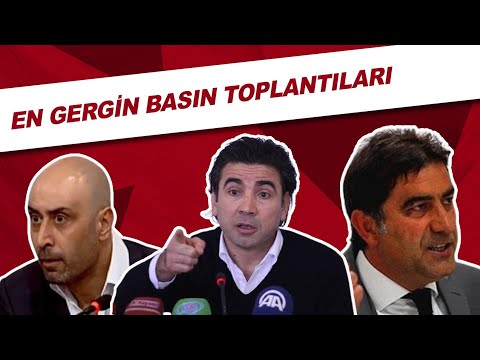 Türk futbol tarihinin en gergin basın toplantıları