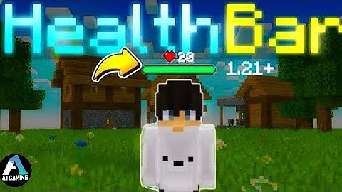 Best Health indicator mod for Minecraft PE 1.21+ | Health indicator mod MCPE | A1 Gaming Zone 🔥