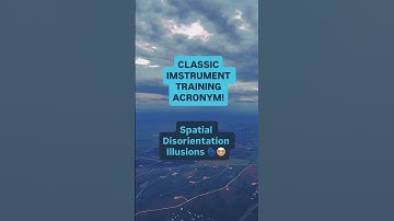 5-10% of aviation accidents are due to spatial disorientation; of those a whopping 90% are fatal!