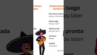 Common Spanish Phrases for beginners ?? Learn Spanish Free