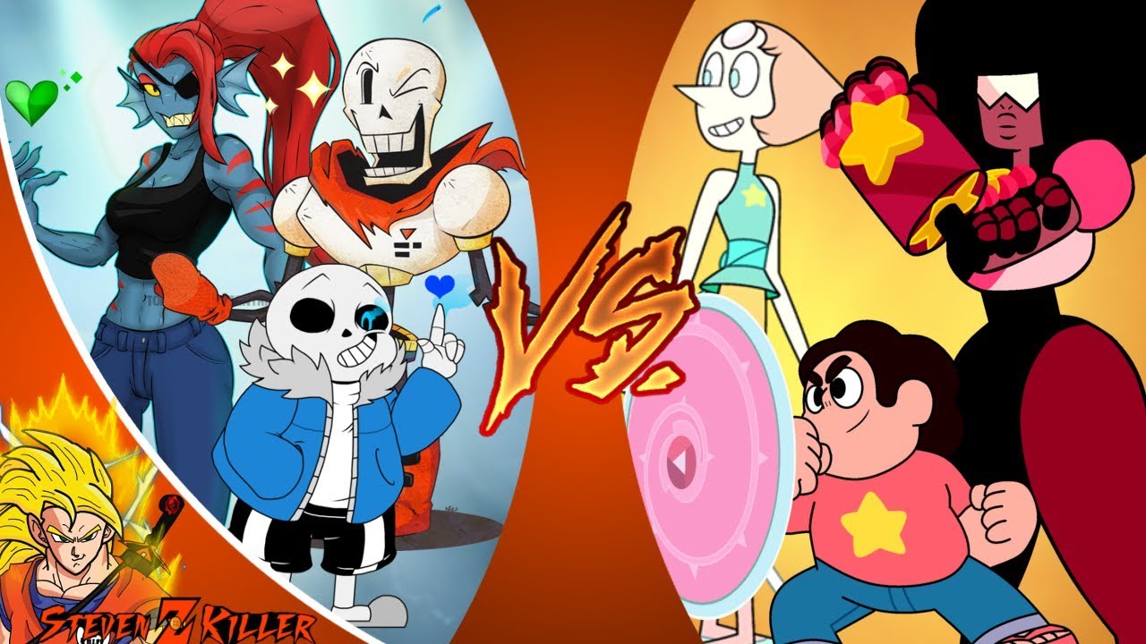UNDERTALE vs STEVEN UNIVERSE! (Sans, Papyrus, Undyne VS 