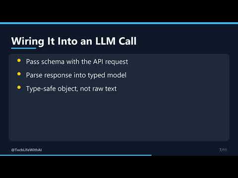 Ep 06 | Structured Outputs: Stop Regexing LLM Responses (JSON Schema + Pydantic)