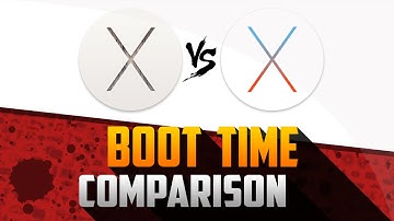 OS X Yosemite vs El Capitan boot time comparison (Tempo de Inicialização)