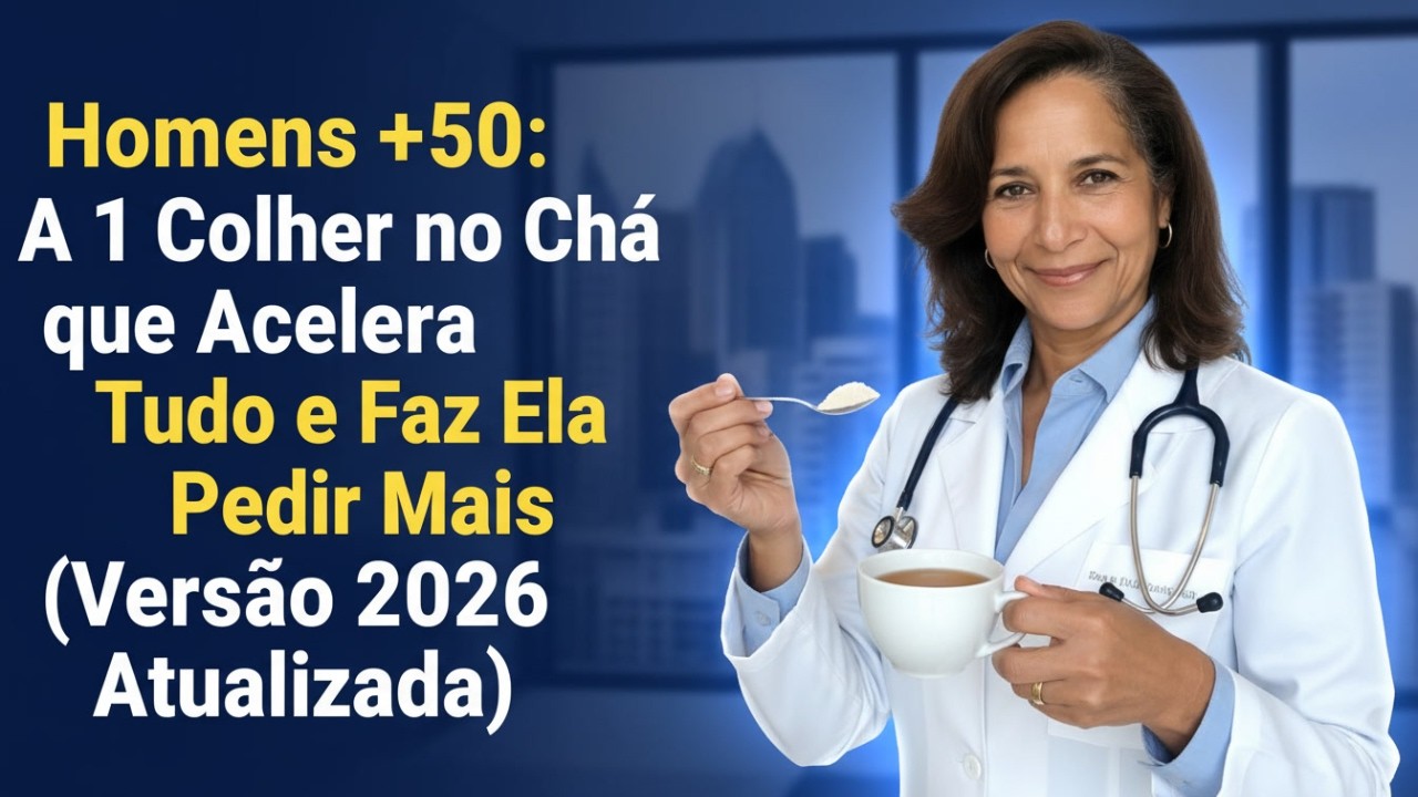 Homens +50: A 1 Colher no Chá que Acelera Tudo e Faz Ela Pedir Mais (Versão 2026 Atualizada)
