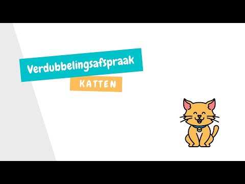 HOE WERKT DE KATTENAFSPRAAK | SPELLING