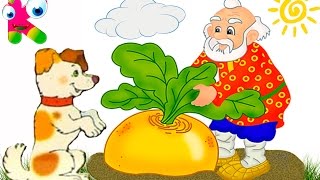 Turnip | cartoons from a fairy tale for children, live pictures | UKA