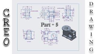 CREO Exercise Drawing 5