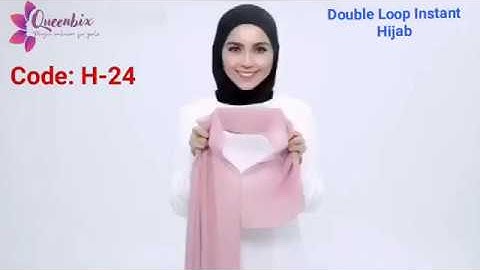 Queenbix::Double Loop Instant Hijab