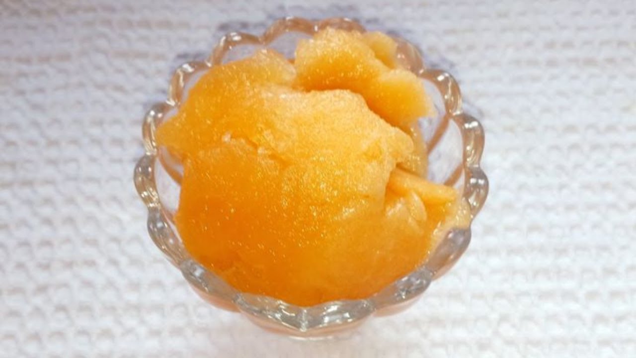 Cantaloupe Sorbet Recipe Melon Sorbet Recipe YouTube