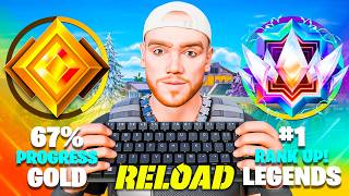 Gold to Unreal Legend Solo SPEEDRUN.. (Fortnite Reload)