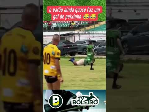 O VARÃO ESTAVA ESPERANDO A CHANCE ENTROU E QUASE FEZ O GOL DE PEIXINHO #futebol #futeball #football