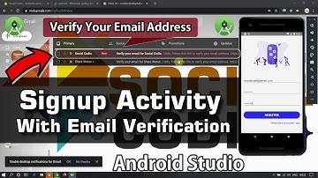 Create Firebase Register Activity With Email Verification In Android Studio - JAVA