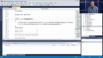 Twenty C# Questions Explained, 04, How do I get the application