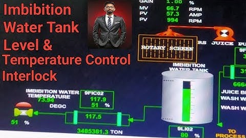 sugar mill automation part-3 | imbibition tank level control | Imbibition water temperature Control