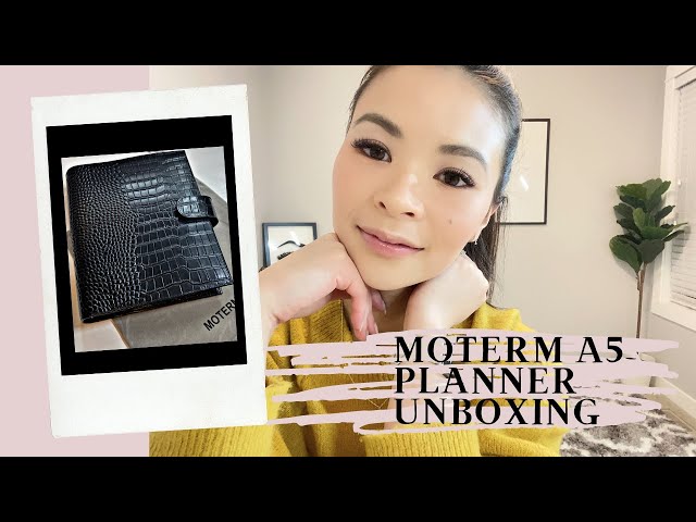 Unboxing of Moterm A5 - Moterm A5 Luxe Rings Planner Unboxing and Review  Planner 