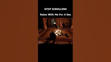 STOP SCROLLING, Relax With Me For A Sec  #skyrim #skyrimanniversary #elderscrolls #shorts
