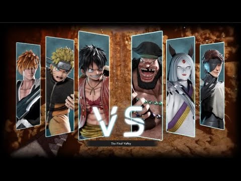 luffy naruto ichigo vs teach kaguya aizen : Jump Force - YouTube