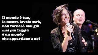Video thumbnail of "Gigi D'Alessio e Anna Tatangelo - IL MONDO E' MIO + testo"