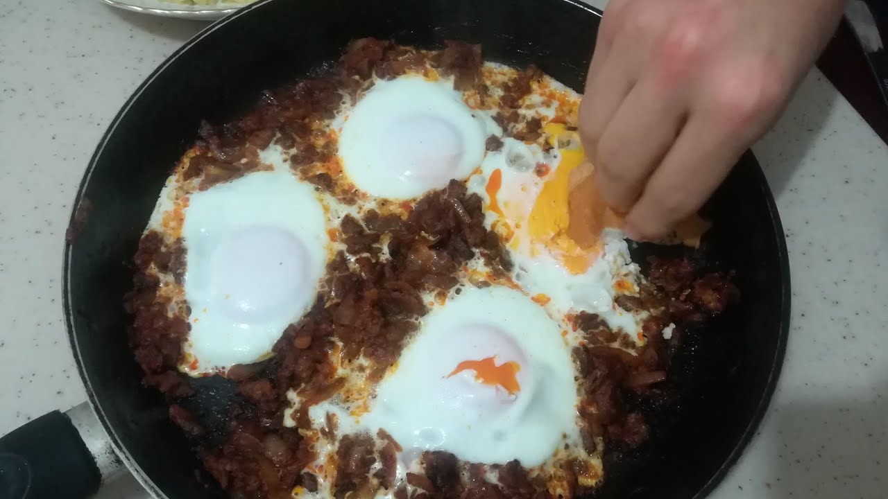 Soğanlı yumurta✅patik yemek ✅Kolay yemek tarifleri ✅soğan yumurta kıyma | hanımeller