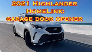 21' Highlander HOMELINK