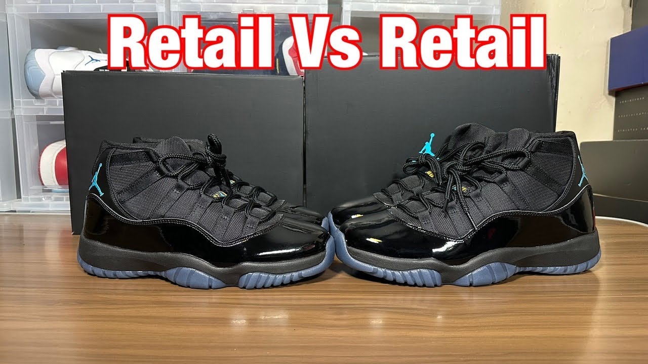 Air Jordan 11 Gamma Blue 2025 Retail vs Retail Review - YouTube
