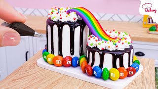 [💕Mini Cake 💕] Impressive Twin M&M Chocolate Drip Cake | Mini Bakery