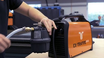 EX-TRAFIRE® 55SD plasma cutter / FHT®105 plasma torch - INSTALATION AND FIRST RUN III THERMACUT® III