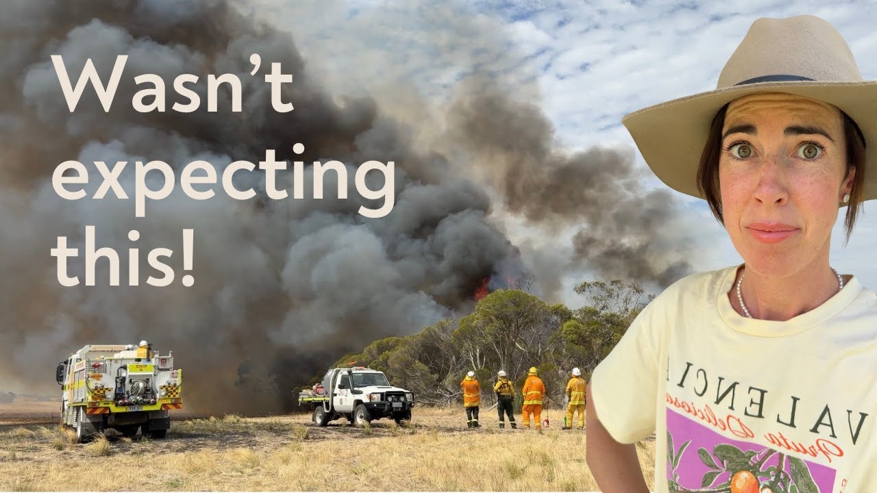 Fire on Our Farm! Real behind the scenes footage