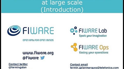 IMPACT 2nd Call Tech Training on FIWARE and Orion Context Broker