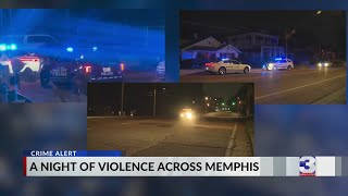 A night of violence across Memphis Update