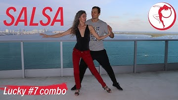 StepFlix LIVE Salsa class 7 | lucky #7 combination | Lili & Mat