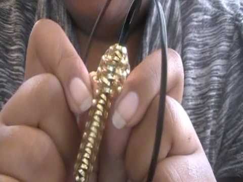 Snake Tutorial Lanyard/Scoubidou/Gimp/Boondoggle Part #4 (tongue & starting  the tail) 